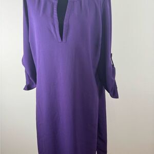 Liz Claiborne stunning violet dress women’s 14